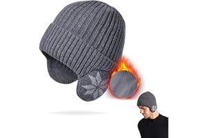 Smgbway Set di cappelli invernali da uomo, caldi, da donna, per l'inverno, unisex, con fodera in morbido pile, regalo per uomini e donne, Natale
