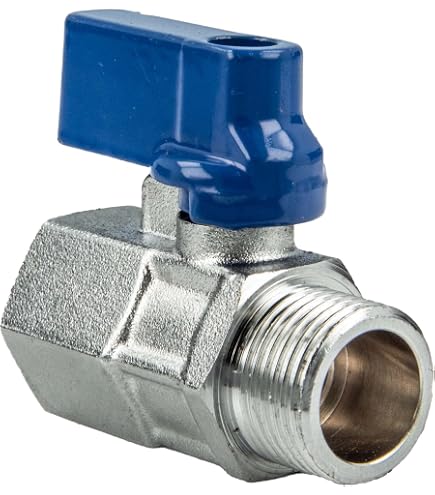 Kit Rubinetto Per Canna Da Pioggia In Acciaio Inox | Valvola A Sfera Doppia Filettatura 1/2" E Raccordo A Paratia | Con Guarnizioni E Corda - 4