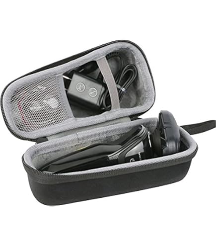 Étui De Protection Pour Rasoir Philips – Modèles S7510, S7710, S7000, S7310, Etc. – Noir