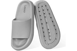 Leevar Ciabatte Nuvola Donna Uomo Morbide, Comode e Rilassanti, Ciabatte Donna Estive Facili da Pulire, Ciabatte Doccia Antiscivolo con Suola Spessa, Pantofole per Nuoto Spiaggia