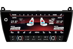 TAFFIO Kompatibel mit: BMW 5 Series F10 / F11 10,25" Touchscreen Klimabedienteil AC Kontrollpanel