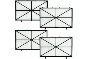 woejgo Teile - Ultrafeine Patronenfilterplatten, Teilenummer 9991432-R4 für Maytronics Dolphin poolroboter Parts, kompatibel mit Delphin Nautilus CC Plus, M400 und M500. (4 Pack), 10.43x6.3in