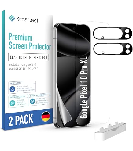 Pellicola Protettiva Privacy Per Google Pixel 10 Pro XL Con Protezione Fotocamera – Vetro Temperato 2 Pezzi, Compatibile Con Impronta Digitale, Facile Installazione