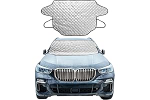 AUTOLIGHT 24 Frontscheibenabdeckung Winterabdeckung Sonnenschutz Faltbare 195x125 cm für Auto SUV PKW gegen Schnee EIS Frost Staub UV-Schutz