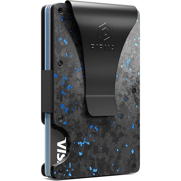 Mode Slim Carbon Fiber Credit Kaarthouder RFID Non-scan Metalen Portemonnee Portemonnee