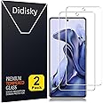 Didisky Tempered Glass Screen Protector for Xiaomi 11T 5G / 11T Pro 5G, [ 2 Pack ] Soft Touch, Easy to Clean, Easy to Install, Transparent