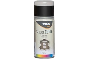 TRG The One Super Color, Spray Dye for Leather Shoes, 317 Black, 150 ml