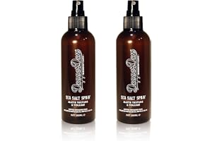 Dapper Dan Sea Salt Spray Duo Pack 2 x 200ml | Texturizing Spray for Volume, Thickness and Matte Finish. Creates Beach Waves and Surfer Style with Light Hold.