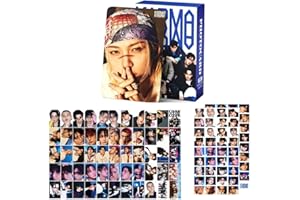 DEFGNOP Kpop Stray Kids Photocards, 55 Stück Stray Kids Lomo Karten 72 Stück SK Aufkleber, Stray Kids Merch, SKZ Neue Album Karten für Fans (KARMA-A)