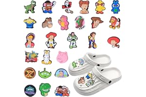 LUCHILD Shoe Charms Decorations for Clogs, Anime Charm Shoe Accessorie Set, Cute Kids Shoe Charms, DIY Shoe Accessories Charms Gifts Boys Girls Teens Adults for Summer Clog Sandal Bracelet Badges Wristband