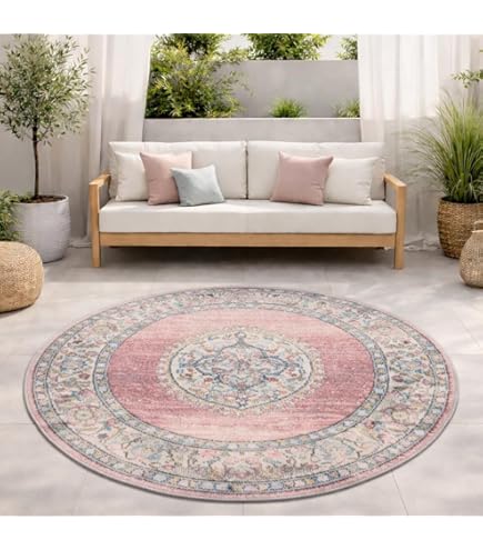 Groot gebied tapijt, rond, laagpolig, moderne vloerkleden 160 cm, antislip, zacht cirkel, sofa-tafel, vloermat, wasbaar tapijt voor woonkamer slaapkamer