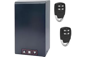 Kit Centralita Universal Koomando TM5886 para Motores de Persianas Enrollables hasta 1HP - 750W Seguridad Certificada CE/RoHS, 2 Mandos de Código Rodante, Panel IP55 Incluido, Instalación Sencilla