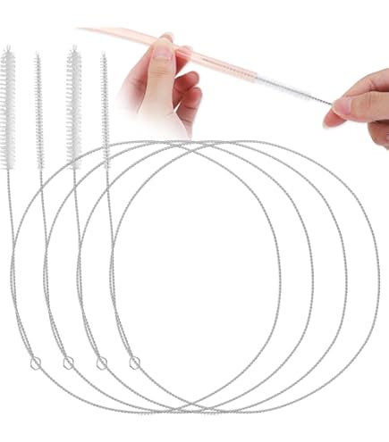2 stuks flexibele reinigingsborstel, 100 cm slangborstel, roestvrijstalen borstel, extra lange reinigingsborstel, buisreinigingsborstel