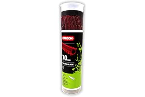 Oregon 525244 Trimmertrådar, Röd, 7.0 mm x 26 cm | För högt gräs, ogräs, gräsmatta och tät vegetation, robust professionell n