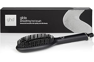 ghd Glide Smoothing Hot Brush - for Smooth, Glossy & Frizz-Free Results - for All Hair Types (UK Plug)