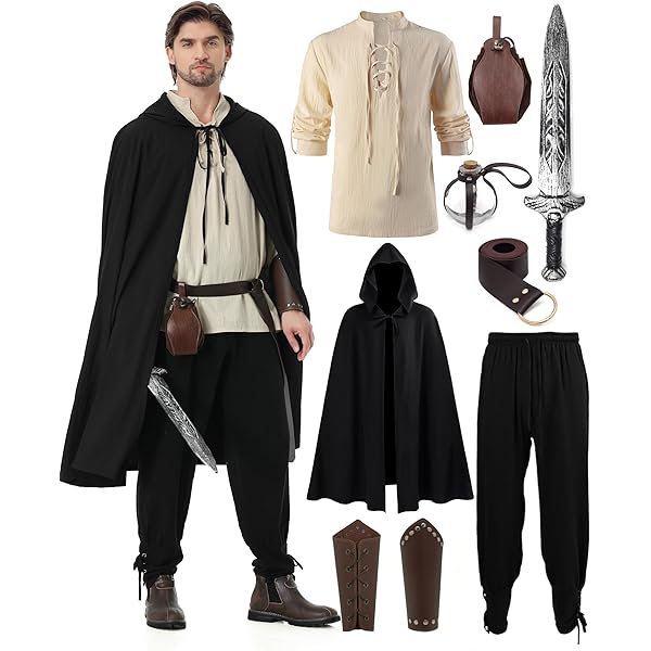 Ragnar Habit Viking Homme Tunique Viking