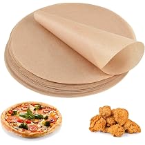 100 Stück Rundes Backpapier – 30 Cm Ø, Hitzebeständig Bis 230°C, Antihaftbeschichtet Für Ofen, Airfryer, Grill