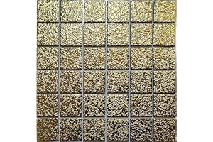 Keramisk mosaik kakel medio uni guld hamrat badrum kök vägg MOS16-0707