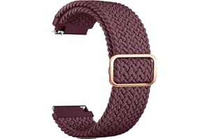 Vancle 20 mm paski do zegarka dla kobiet i mężczyzn, regulowany, tkany, nylonowy, 20 mm, oddychający pasek zastępczy, szybkie zapięcie, pasek do zegarka, dla kobiet i mężczyzn