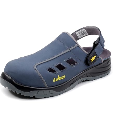 Abeba 7331-43 Dynamic Sabots Professionnels Noir/Bleu - Taille 43 Confort Et Sécurité