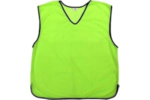 Sterling Sports 5 X Training Bibs Sports Mesh Football Bibs Adult - Quick Dry Football Training Equipment For Soccer, Rugby, Basketball & Cricket