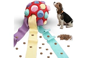 GIGTOOP Schnüffelball für Hunde,Schnüffelteppich für Hunde Gegen Langeweile und Geistige Anregung,Sniffle Leckerli für Kleine Mittelgroße Hunde Haustier (Einhorn)