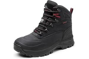 NORTIV 8 Stivali Uomo da Neve Invernali Caldo Stivali Invernali Impermeabili da Trekking All'aperto