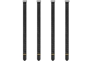 Trilancer Elastyczne paski zaciskowe z antypoślizgowymi paskami, wielofunkcyjne paski na haczyki i pętelki, rozciągliwe paski do przedłużaczy, kabli (81cm (4 sztuk))