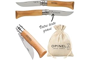 Gravure Events Couteau personnalisé avec prénom gravé - Cadeau pour homme : fête des pères, papa, tonton, grands pères (papi, papy) anniversaire, noël (Couteau Seul)