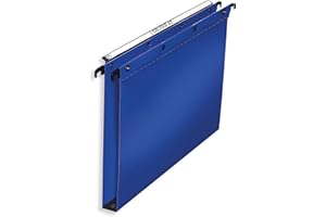Elba, A4 pilniki do zawieszenia, polipropylen, podstawa 30 mm, niebieski, teczki 10