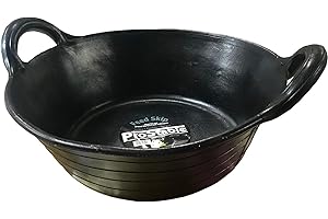 Trilanco Prostable Rubber Feed Skip, Black