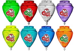 TROMPOS COMETA TROMPOS Jumbo Zabawka obrotowa bąk, zabawka do pojedynku, bączek z obrotową końcówką, zestaw 1 sztuka w losowym kolorze