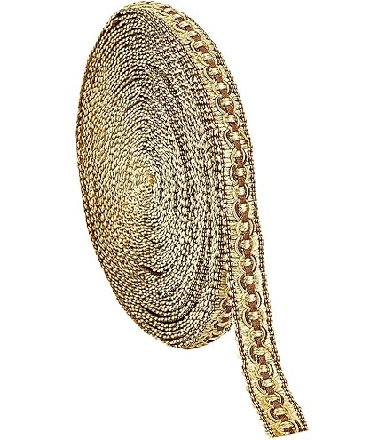Nastro Jacquard Rosso Azteco Per Cucito E Artigianato - Larghezza 7cm, Bobina 9m