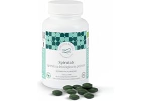 SEVERINO BECAGLI SPIRULINA MADE IN TUSCANY SPIRULINA BECAGLI Spirutab - Spirulina Compresse 180 Pz, Alga Spirulina Integratore Made in Italy, Energia Naturale e Detox, Vegan
