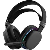 Aula G7 Tri Mode Kablosuz RGB Gaming Mikrofonlu Oyuncu Kulaklığı 40mm Driver G&uuml;r&uuml;lt&uuml; Engelleyici Siyah