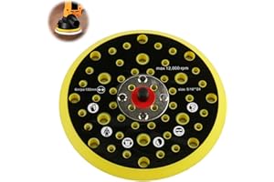 COALWOP Schleifteller für M-irKa Schleifteller 150mm Schleifscheibe 52-Loch Schleiftellers fur M-irKas 150mm teller für M-irKa CEROS DEROS mit 5/16" Gewinde zum Polieren Schleifen