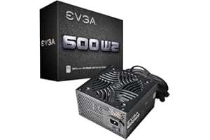 EVGA PSU 600W, W2, Blanco, 6PCS, EU
