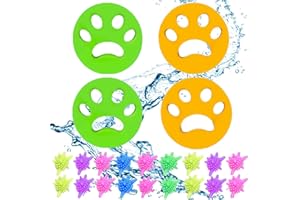 Diko Urządzenie do usuwania sierści zwierząt domowych, 22 sztuki, pralka, do usuwania sierści zwierząt, wielokrotnego użytku, w pralce, usuwa sierść w suszarce i pralce