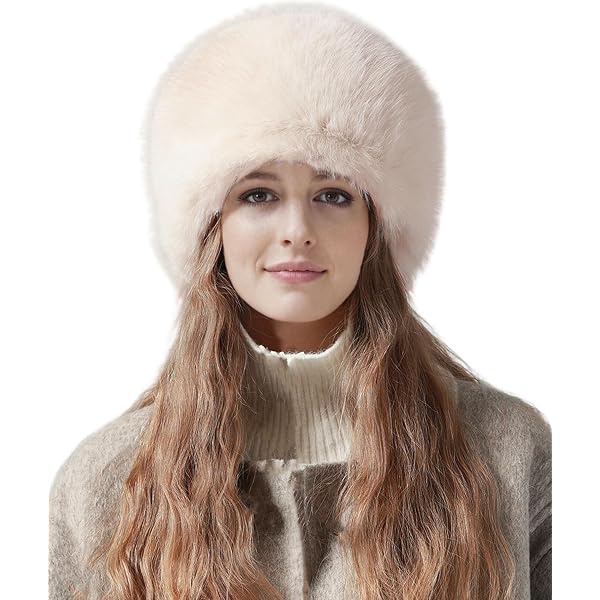 Chapka Toque Fourrure Beige Maritza Taille Unique - Bonnet Doublure Polaire Neuf Avec étiquettes