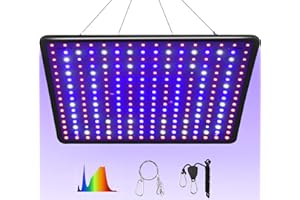 DragonLight 2024 Neueste EW1000 LED Grow Lampe Vollspektrum mit UV IR Pflanzenlampe LED mit 3 Meter Kabel für Zimmerpflanzen und Gewächshaus Gemüse und Blumenanbau für Growzelt 60x60cm