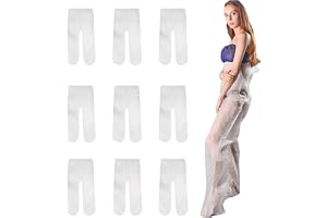 Elitzia Engångs Sjukgymnastik Byxor Non-Woven Infraröd Bastu & Tryckterapi Spa Använd Shorts 10st för lymfdränage Cellulitbehandling (vit) ETSAN1