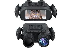 Bestguarder NV-900 4.5-22.5X40mm Digital Night Vision Goggles Binocular with Timelapse -Large Screen Infrared Spy Gear for Hunting and Surveillance for Complete Darkness with 32G Memory Card…