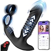 Sex Spielzeug für die Männer Analvibratoren für mann - Vibrator Analplug mit 7 Stoßfunktion 7 Vibrationsmodi, Prostata Stimul