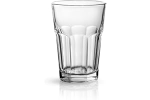 SIXBY Caipirinha – Grands verres à cocktail 350ml, modèle Marocco, Lot de 6