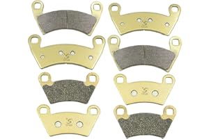 S SYUU moto Fibre de cuivre Plaquettes de Frein Avant et Arrière Compatible avec 2011-2015 Polaris 900 Ranger RZR XP Ranger 500 2x4 Carb RZR-4 900 XP 800 4x4 FA452FF FA354RR