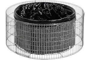 bellissa Gabionen Hochteich - 95575 - Kleiner Teich für den Garten, inkl. Teichfolie und Trennvlies - Durchmesser 92/72 cm, Höhe 40 cm