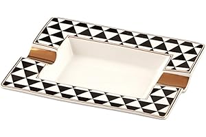 GERMANUS Cenere per sigari in vera porcellana – Triangolo