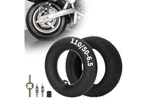 MTATCN 110/50-6.5 Pneu arrière et tube intérieur avec tige de soupape inclinée TR87 pour 47cc 49cc Kids Mini Pocket MTA1 MTA2 CAG LUCKET 7 BIELD MINI MINI ELECTRIC SCOOTERS E-Bike Dirt Bike