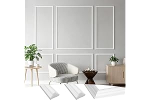 Clickovia 34 styck Väggpanel-kit, 6 set väggpaneler att skala av och