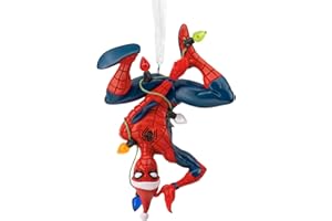 Hallmark Collectable MARVEL Spider-Man Tangled in Fairy Lights Ornament